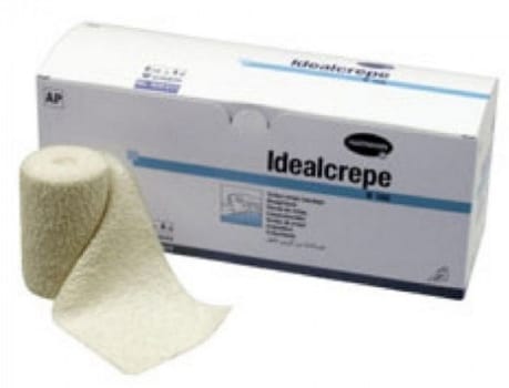 Stödbinda Idealcrepe 15cmx4m bomull 100% elasticitet 120%