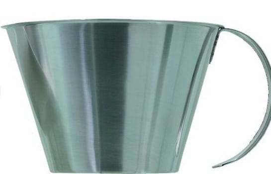 Mätmått rostfritt graderat 0,5l m handtag