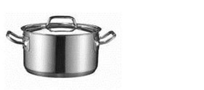 Kittel med lock rostfri 3l 20cm