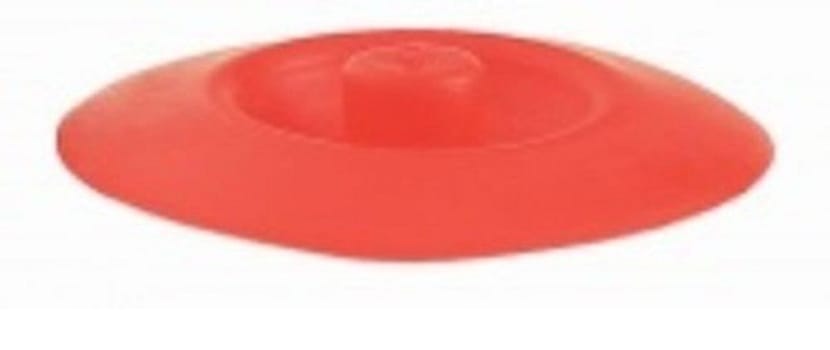 Diskhopropp röd sänkt sil gummi
