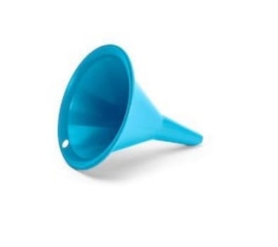 Tratt plast vit 15cm