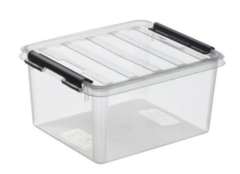 Förvaringsbox med lock natur 2l för livsmedel