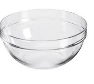 Skål glas 17cm 1,1l