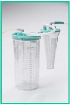 Mätkopp/sugkanister Serres 250ml engångs