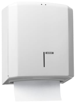 Dispenser Katrin C-fold H3 vit metall låsbar
