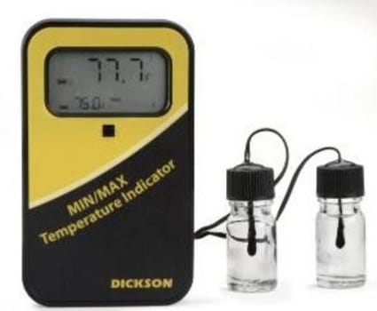 Laboratorie termometer 2 prober -50/50°c