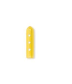 Spetsskydd runt ventilerat 4,7x25,4mm gult transparent, engångs, 100-pack
