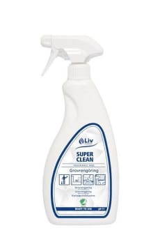 Grovrengöring Super Clean 750ml oparfymerad Svanenmärkt pH 11