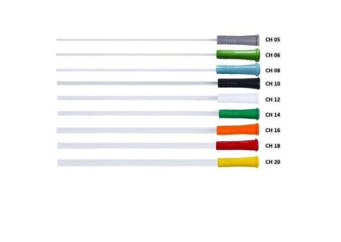 Sugkateter Extrudan rak 53cm ch12 steril latex och PVC-fri