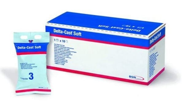 Deltacast soft 7,5cm x 3,6m syntetisk blå