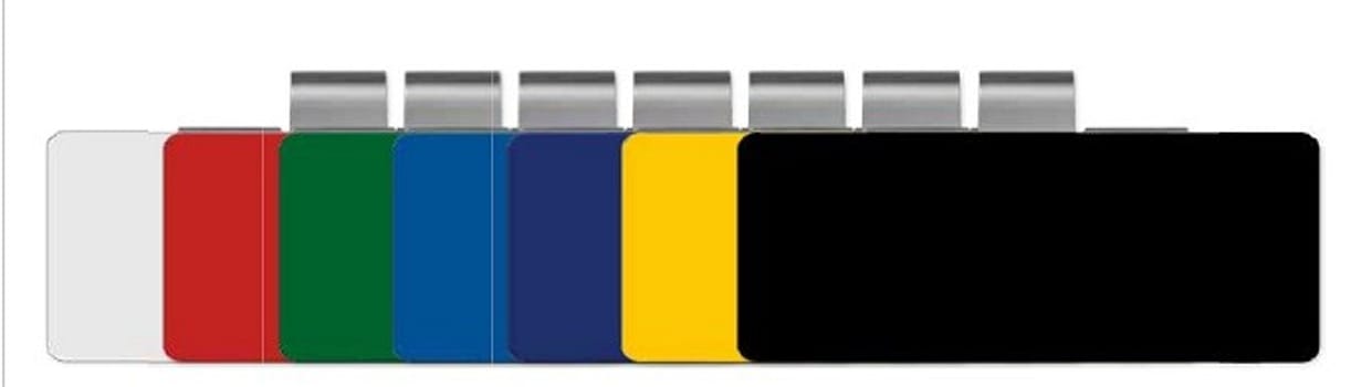 Insticksskylt 90 x 35 Mm Röd Passar Till 01497 Förp Om 25 St