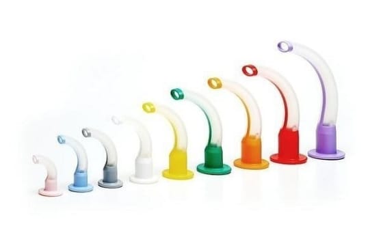 Svalgtub Guedel Stl 2 ISO 8.0 PVC och latexfri Grön