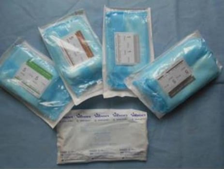 Op duk gasväv Yibon 30x45cm steril 3-lager röntgentråd 5-pack