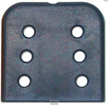 Spetsskydd Svart 3x25x25 Mm Ventilerat Förp Om 100 St
