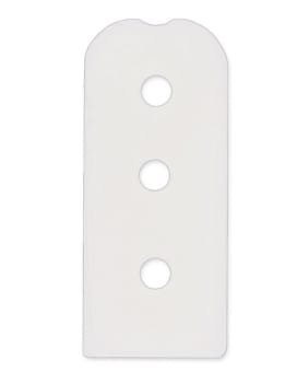Spetsskydd Natur 2x9x25 Mm Ventilerat Förp Om 100 St