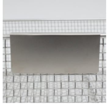 Gallerskylt Metall 75x35 mm m clips Fp 25 st