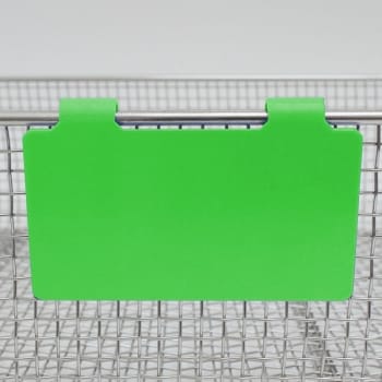 Gallerskylt Plast 90 X 50 Mm Grön Förp Om 25 St