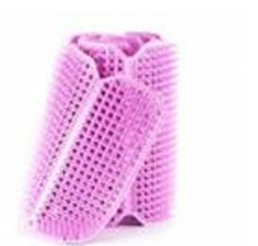 Silikonmatta Med Nabbar 245x1000 Mm Rosa 10 Sektioner Om 100 Mm Flerg.