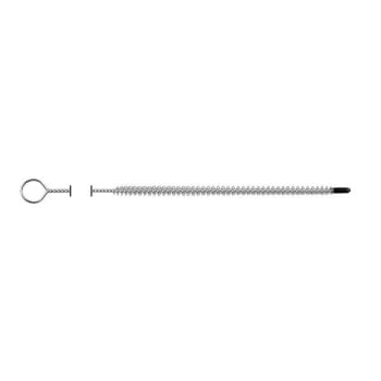 Borste Ø 4mm längd 500mm borstlängd 100mm, 5-pack