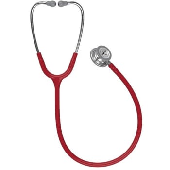 Stetoskop littmann classic 3 vinröd