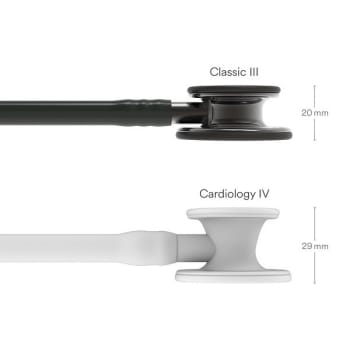 Stetoskop littmann classic 3 svart/ljusgrå bröststycke