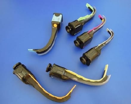 Laryngoskophandtag Airtraq 7-8,5mm vuxen blå