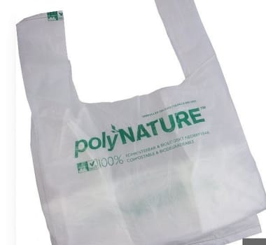 Knytpåse vit Polynature 20l kompost 270/210x590mm 15my 25st/rle