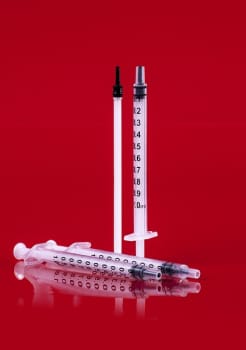Spruta Chirana 3-komp luer 1ml. Steril, centrerad gradering 0,01ml