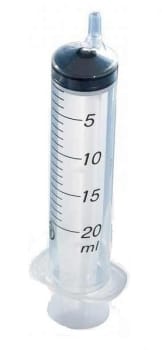 Spruta Terumo 3-komp luer 20ml. Steril, excentrisk gradering 1,0ml