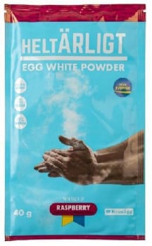 Heltärligt Äggvitepulver Hallon 40g