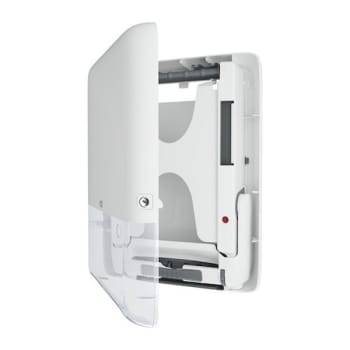Dispenser Tork Peakserve vit mini H5 plast för handduk