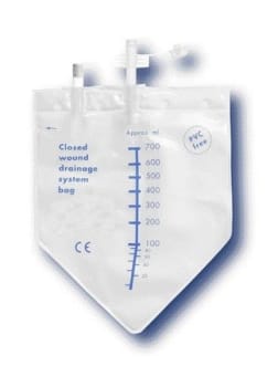 Dränagepåse Wellspect utbytespåse osteril 700ml