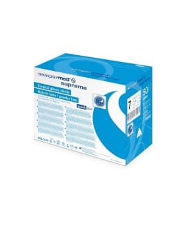 Handske op Sempermed Supreme 7,0 steril latex naturvit