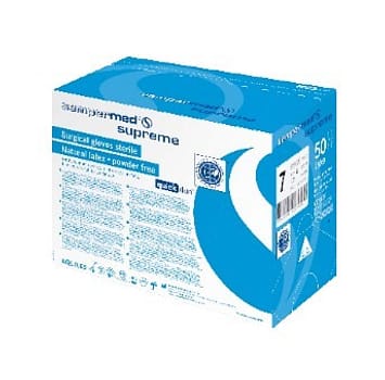 Handske op Sempermed Supreme 8,0 steril latex naturvit