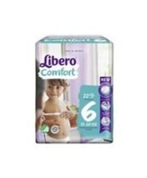 Blöja Libero Comfort 6 13-20kg Svanenmärkt
