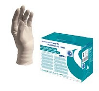 Handske op Sempermed Supreme Plus 9.0 steril latex naturvit