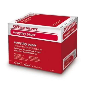 Papper Everyday A4 vit 80g ohålat expressbox