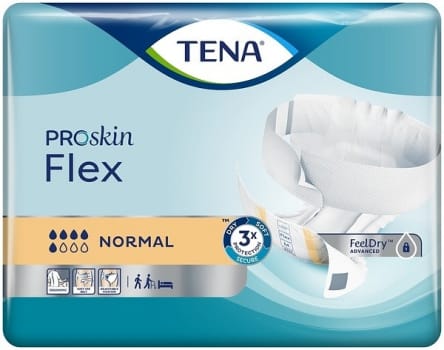 Inko skydd Tena Flex Normal M. Höft 75-105cm, PABS 445ml