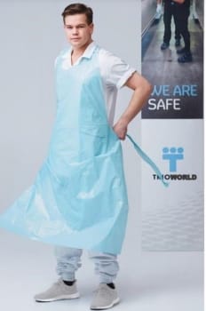 Förkläde Trioapron Klapp 900x1250mm Grön 1 rulle per kartong