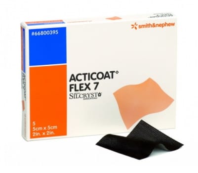Acticoat flex 7 5x5cm silver steril
