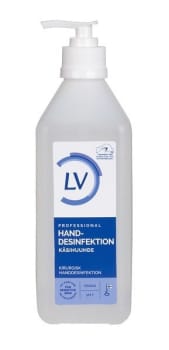 Handdesinfektion Vårdande LV etanol 600ml med pump