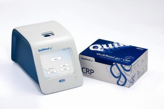 Quikread go CRP 50 test/kit kapillärrör och pistonger kylvara