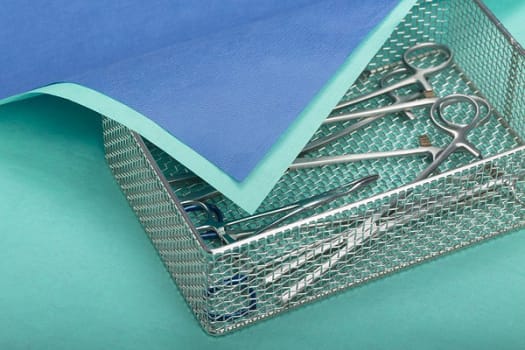 Packskynke Steriking CW5 SMX1/NWL blå/grön varvat 120x120cm 120-pack