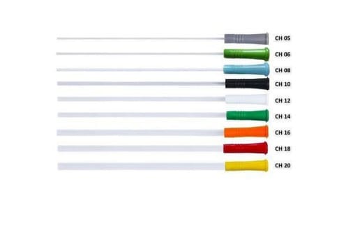 Sugkateter Extrudan rak 53cm ch16 steril latex och PVC-fri