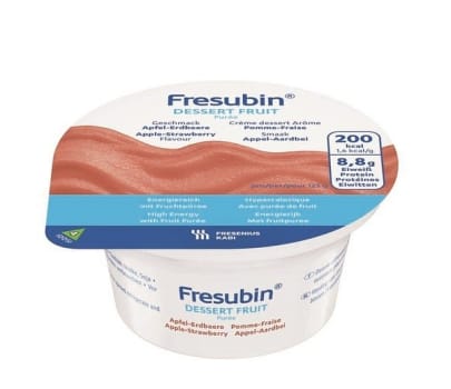 Fresubin Dessert Äpple/Jordgubb 4x125gram Vnr 844711