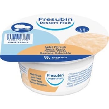 Fresubin Dessert Äpple/Persika 4x125gram Vnr 844715