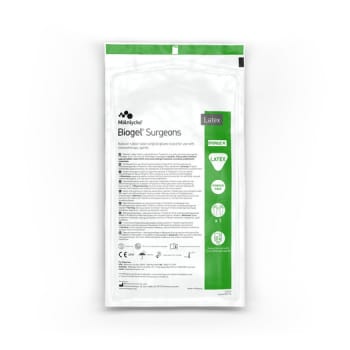 Handske op Biogel Surgeons 9.0 steril latex puderfri natur