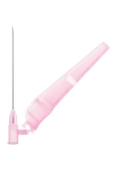 Injektionskanyl Sol-Care 1,2x50mm rosa. Steril, PVC-fri stickskyddad