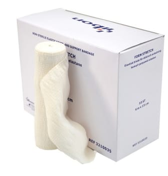 Stödbinda Form Stretch 15cmx4m Bomull 62%Polyamid 30% Elastan 8%