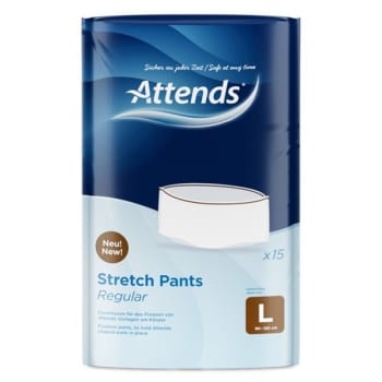 Fixeringsbyxa u ben Attends Stretch Pants Regular M. Höft 70-100cm blå